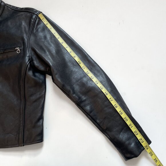 Vanson Comet Motorcycle Jacket Cafe Racer Black Size 38 US Small - Picture 9 of 12